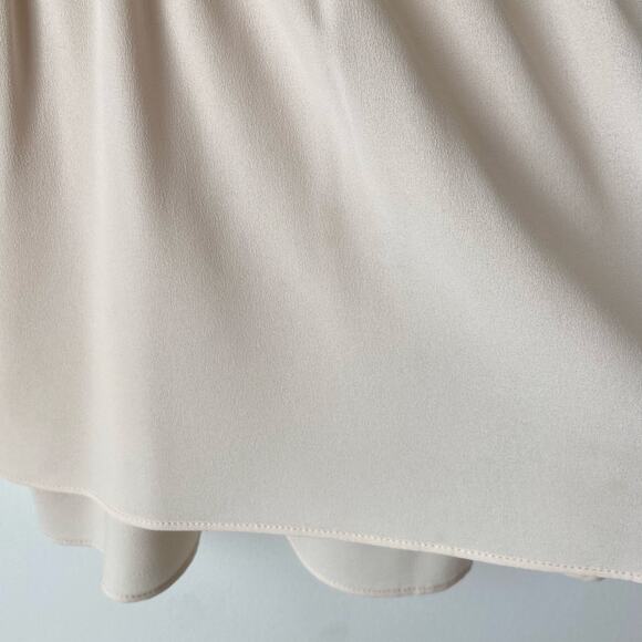 Anthropologie Paper Crane Cream Floral Blouse Size Small - Picture 7 of 7